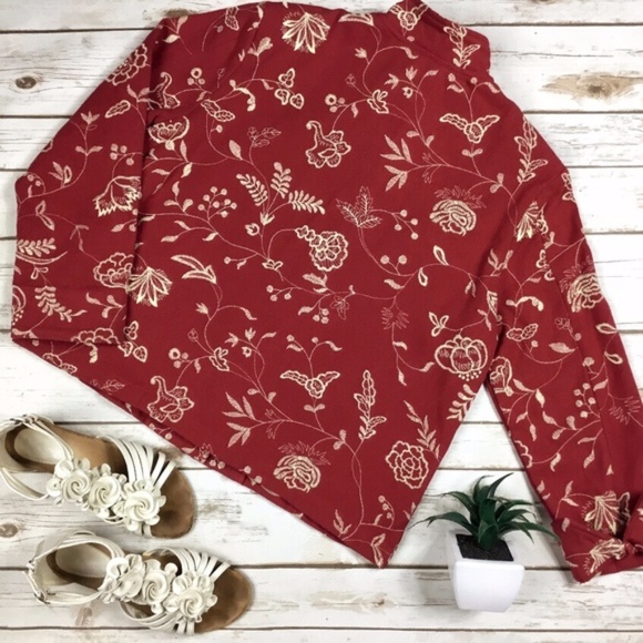 Embroidered Linen Jacket Lagenlook by Painted Pony - Picture 2 of 8